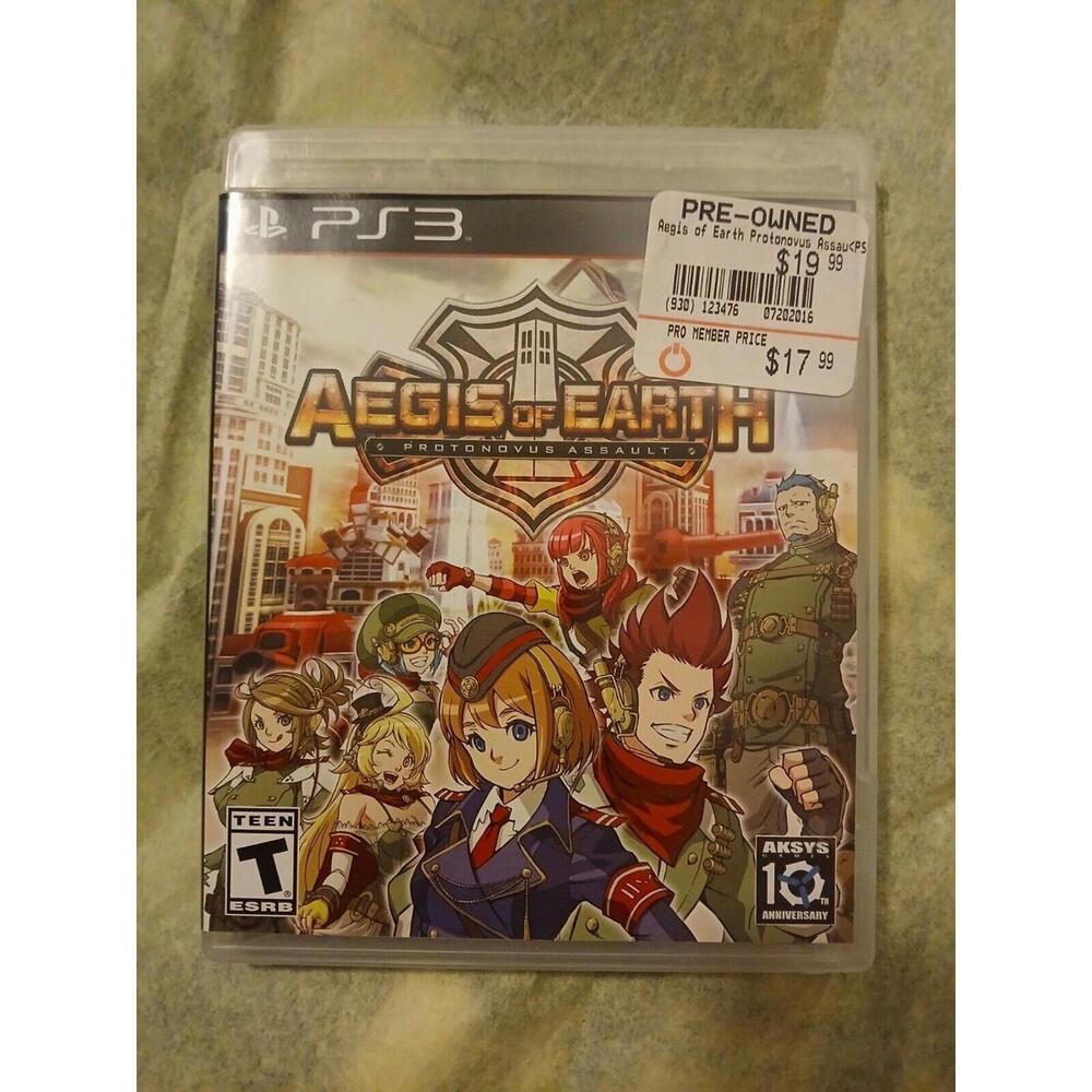 Aegis of Earth: Protonovus Assault (Sony PlayStation 4, 2016) CIB